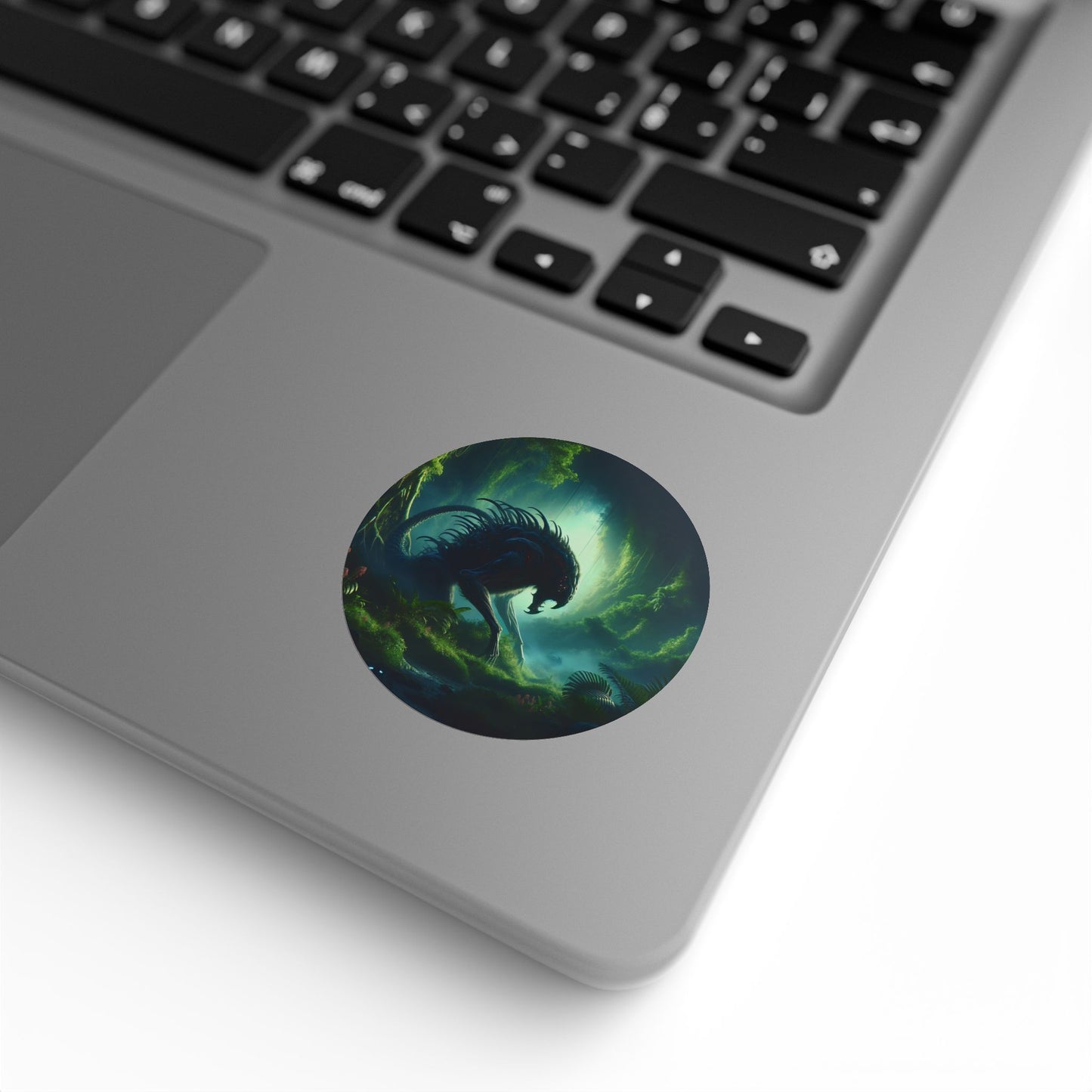 Etiket Rulosu | Yuvarlak | Biyolüminesans Orman | Yabancı Yaratık
