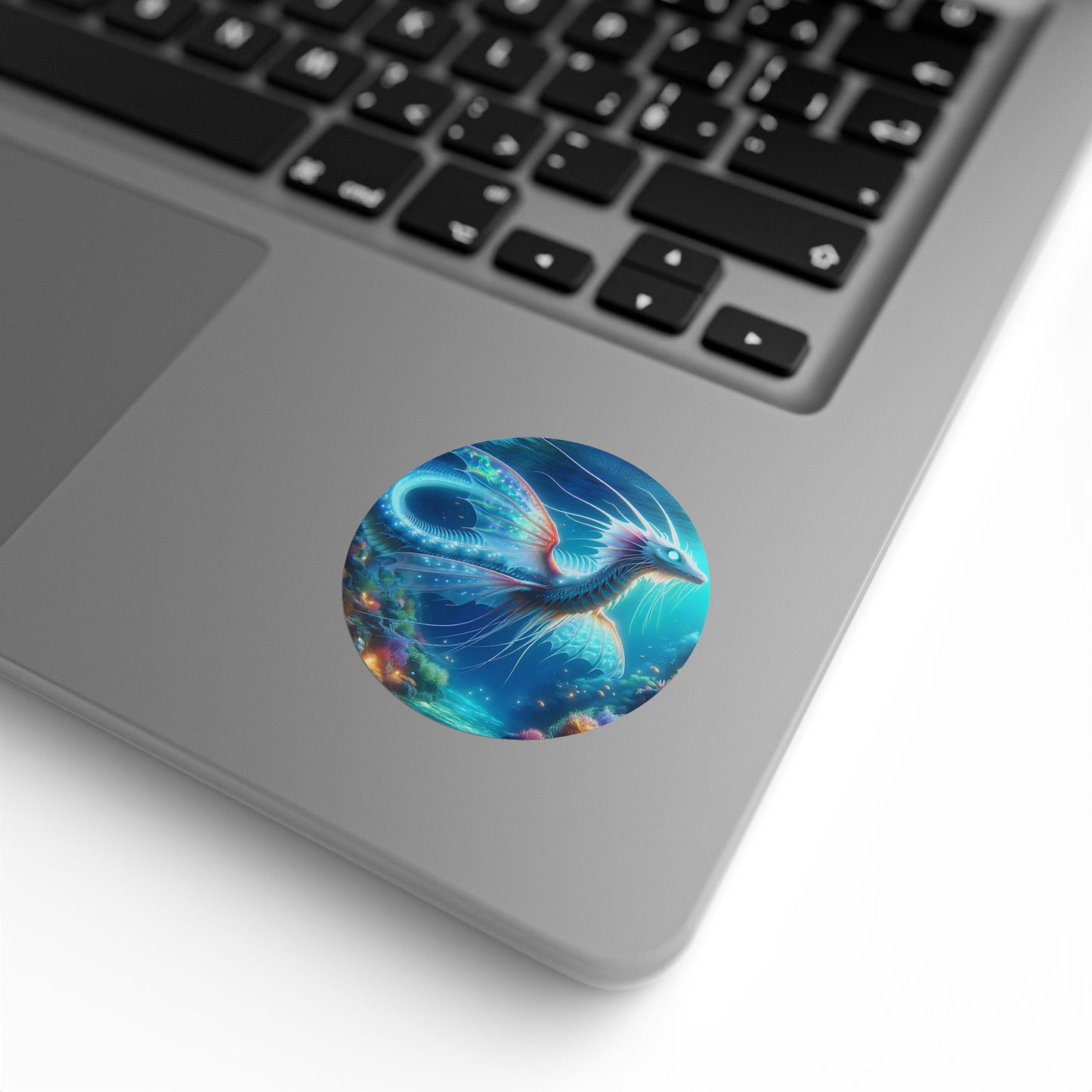 Aufkleberrolle | Rund | Mythische Wasserdrachen | Mizuchi