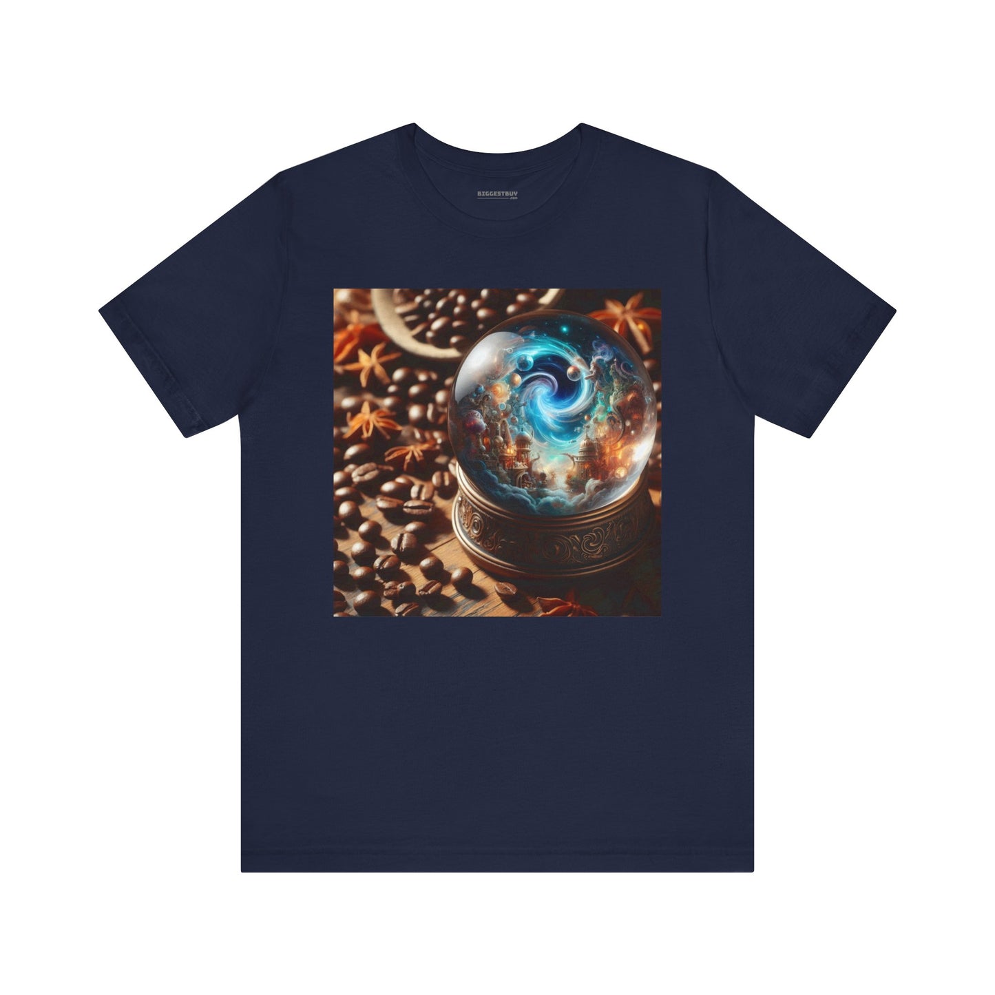 T-shirt | Unisex | Maglietta in jersey | Manica corta | Cosmologia Nordica | Globo Magico