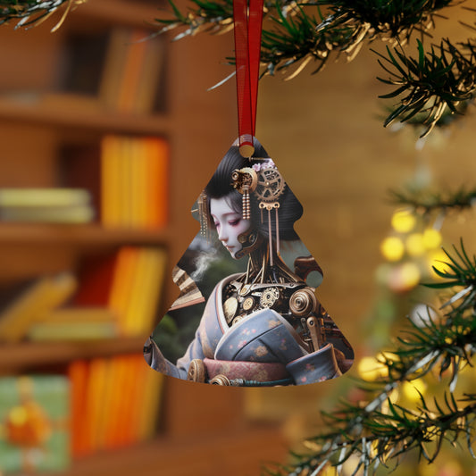 Ornament | Metall | Steampunk | Cyberpunk | Geisha