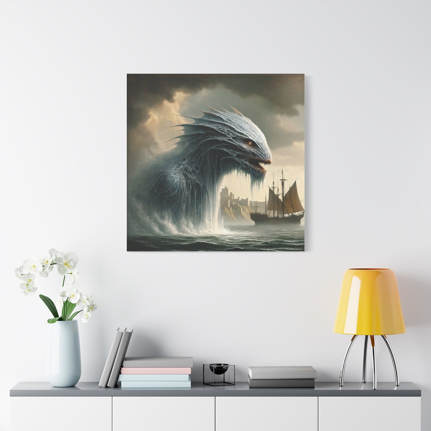 Tela | Opaca | Mitologia Nordica | Jörmungandr | Serpente Marino
