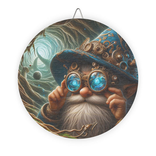 Tabela | Ahşap | Steampunk Fantezi | Cüce Büyücü | Portre