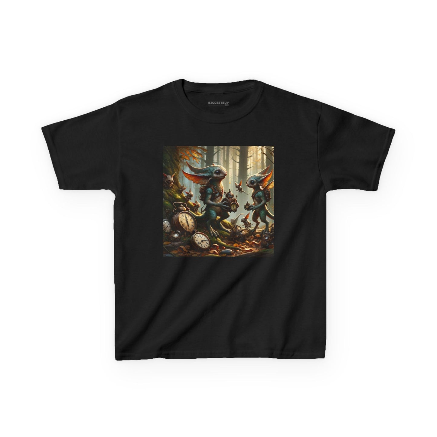 T-Shirt | Koszulka dziecięca | Ciężka bawełna | Steampunk Fantasy | Leśne Pooka