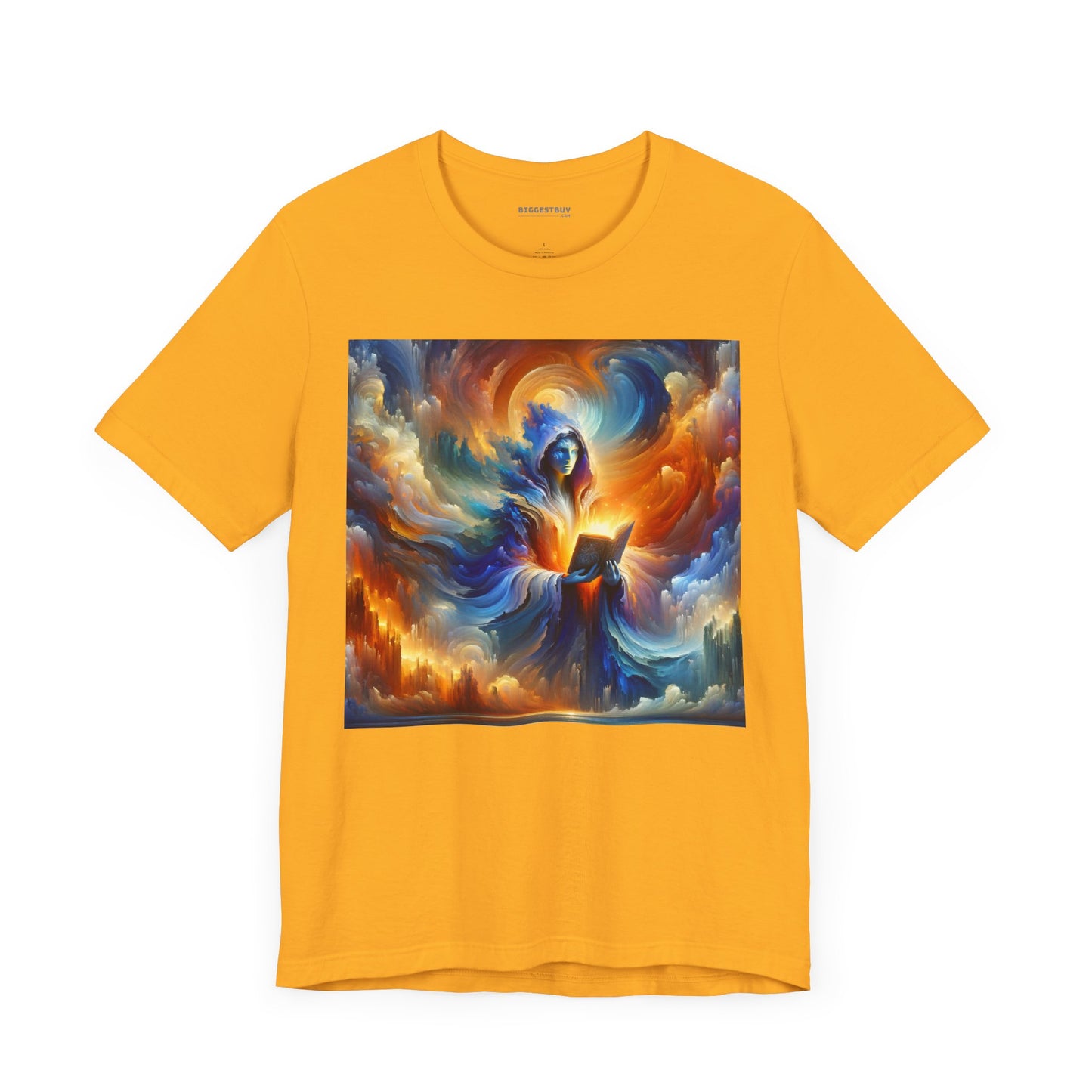 Tシャツ | ユニセックス | ジャージーTシャツ | 半袖 | 魔術幻想 | 宇宙エネルギー | 魔道士