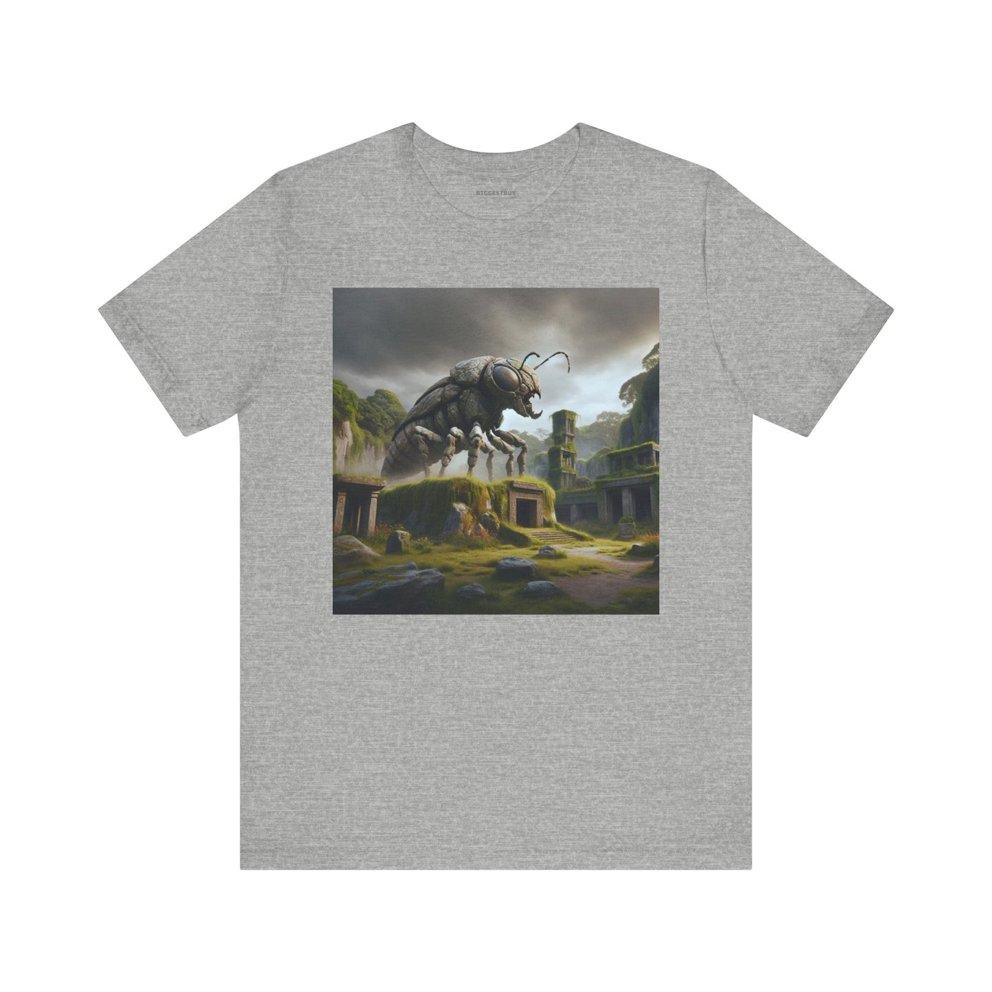 Tシャツ | ユニセックス | ジャージーTシャツ | 半袖 | 異形変異 | 巨大甲虫 | 緑
