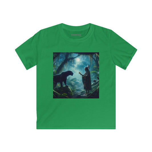 T-Shirt | Koszulka dziecięca | Miękki styl | Mistyczny szamanizm | Spotkanie dzikości