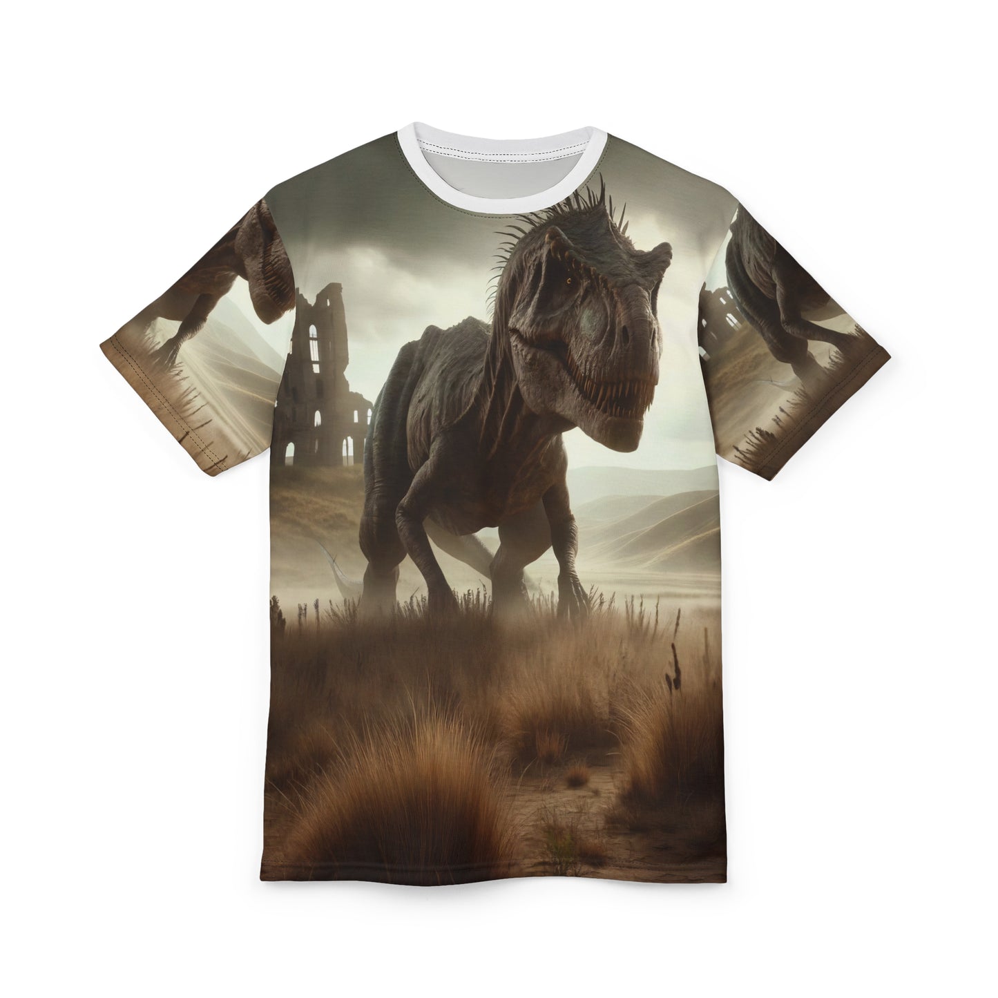 Tişört | Her Yeri Baskılı | Unisex Tişört | Dinozor Kurgubilim | T-Rex