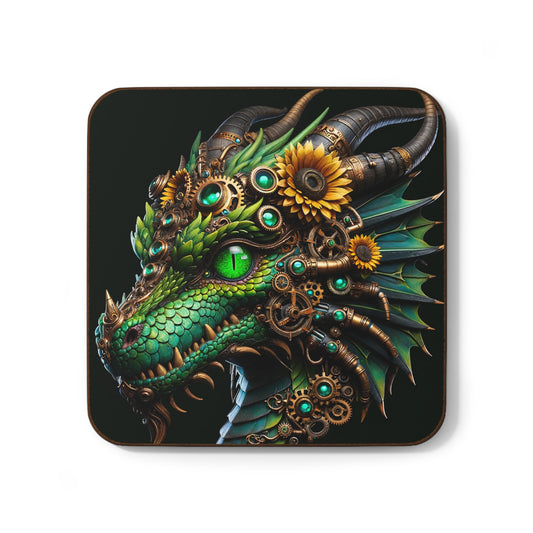 Coaster | Dense Fiberboard | Steampunk Fantasy | Dragon Head