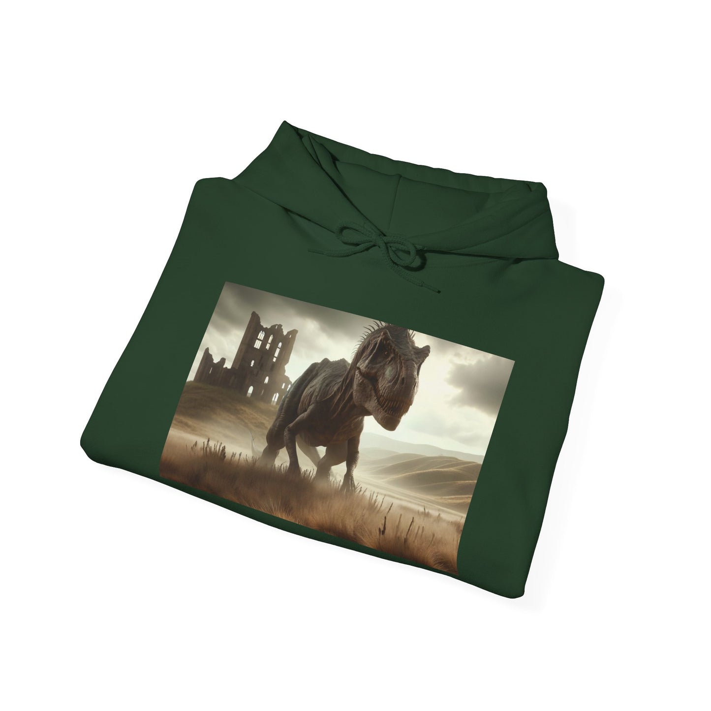 Felpa con cappuccio | Unisex | Felpa con cappuccio | Misto pesante | Paleofinzione | Dinosauri Preistorici | T-Rex