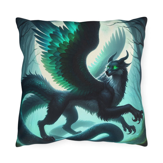 Bantal | Bantal luar ruangan | Fantasi Naga Bersayap | Makhluk Mistis