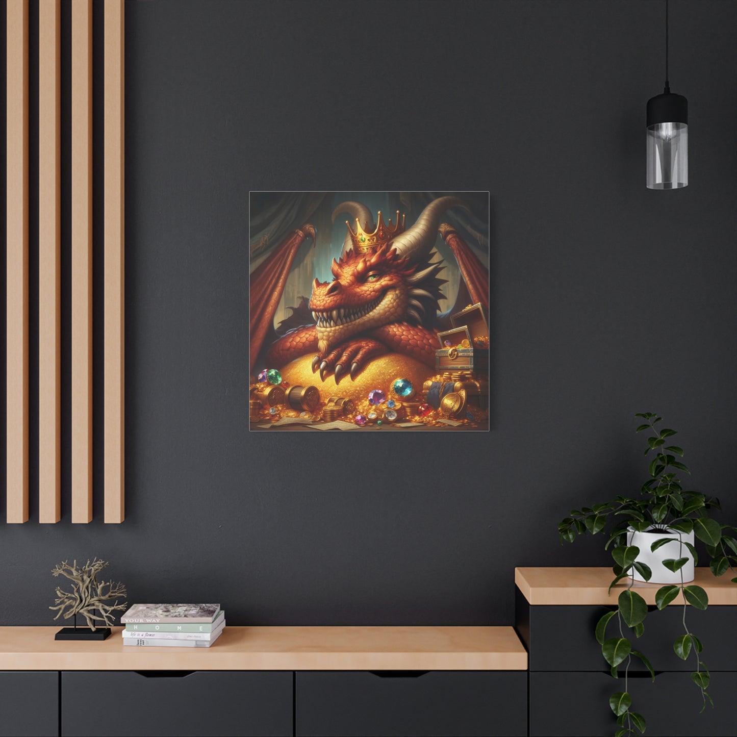 Płótno | Matowy | Nordycka Mitologia | Fafnir | Smok