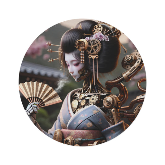 Teppe | Rund | Steampunk | Cyberpunk | Geisha