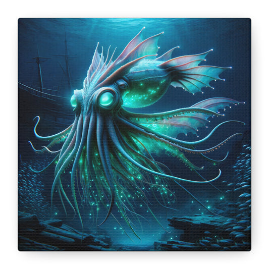 캔버스 | 매트 | 러브크래프트 공포 | 심해 레비아탄