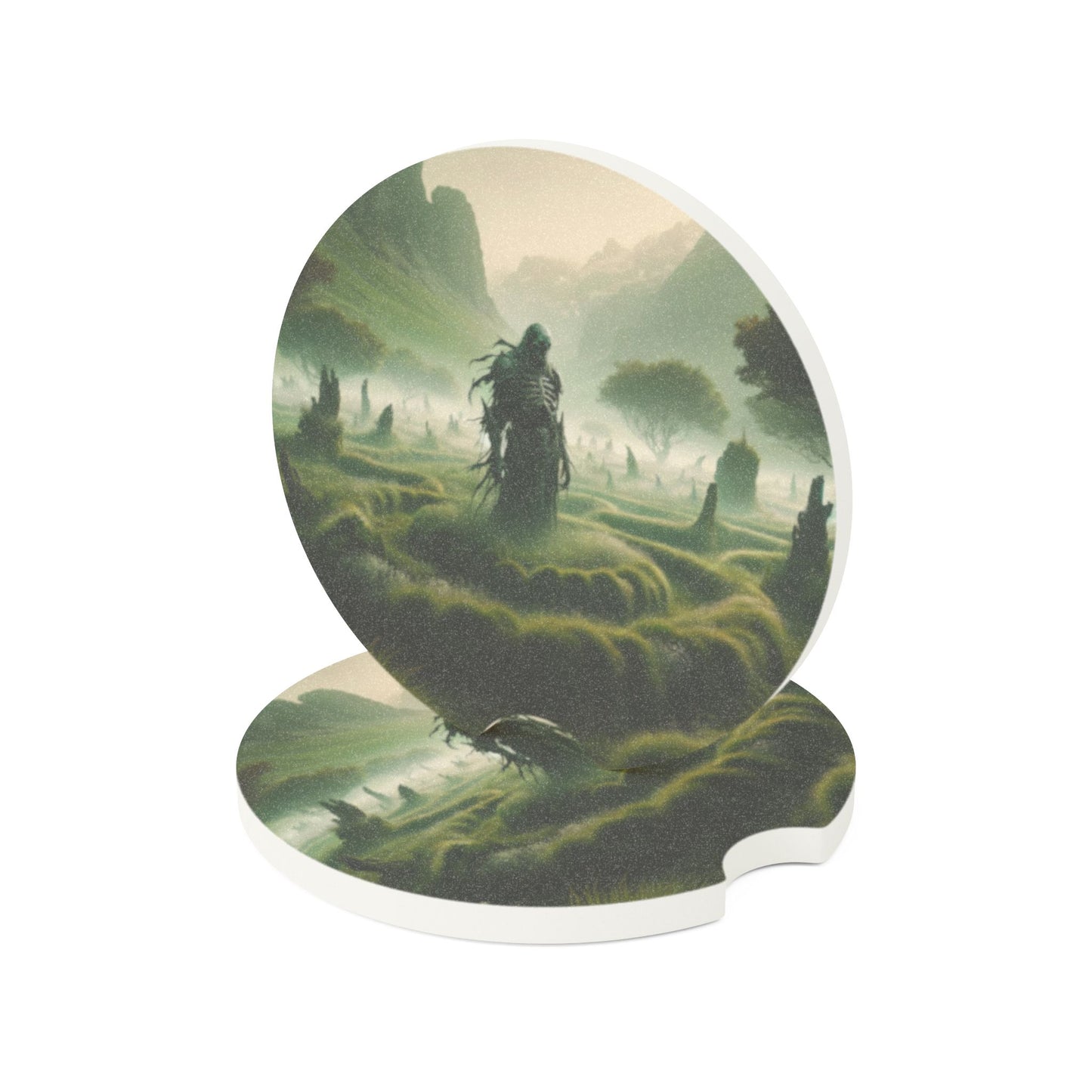 Onderzetter | Auto-onderzetter | Zeepsteen | Noordse mythologie | Mortem wachter