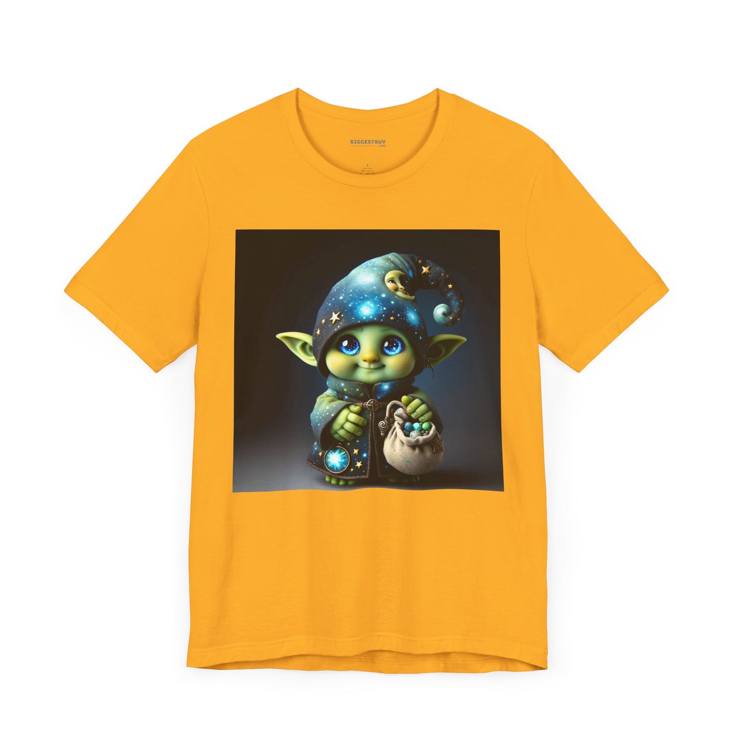 T-skjorte | Unisex | Jersey-T-skjorte | Kort erme | Fantasi | Skogsalv | Trollmann