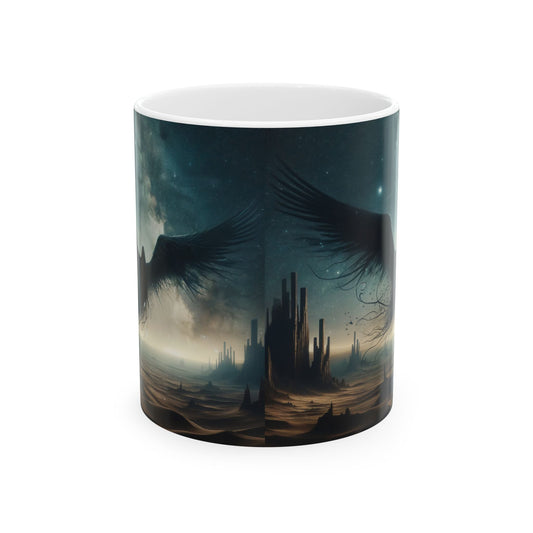 مگ | سیرامک | سفید | کیہانی فینٹسی | کوزمک ریون