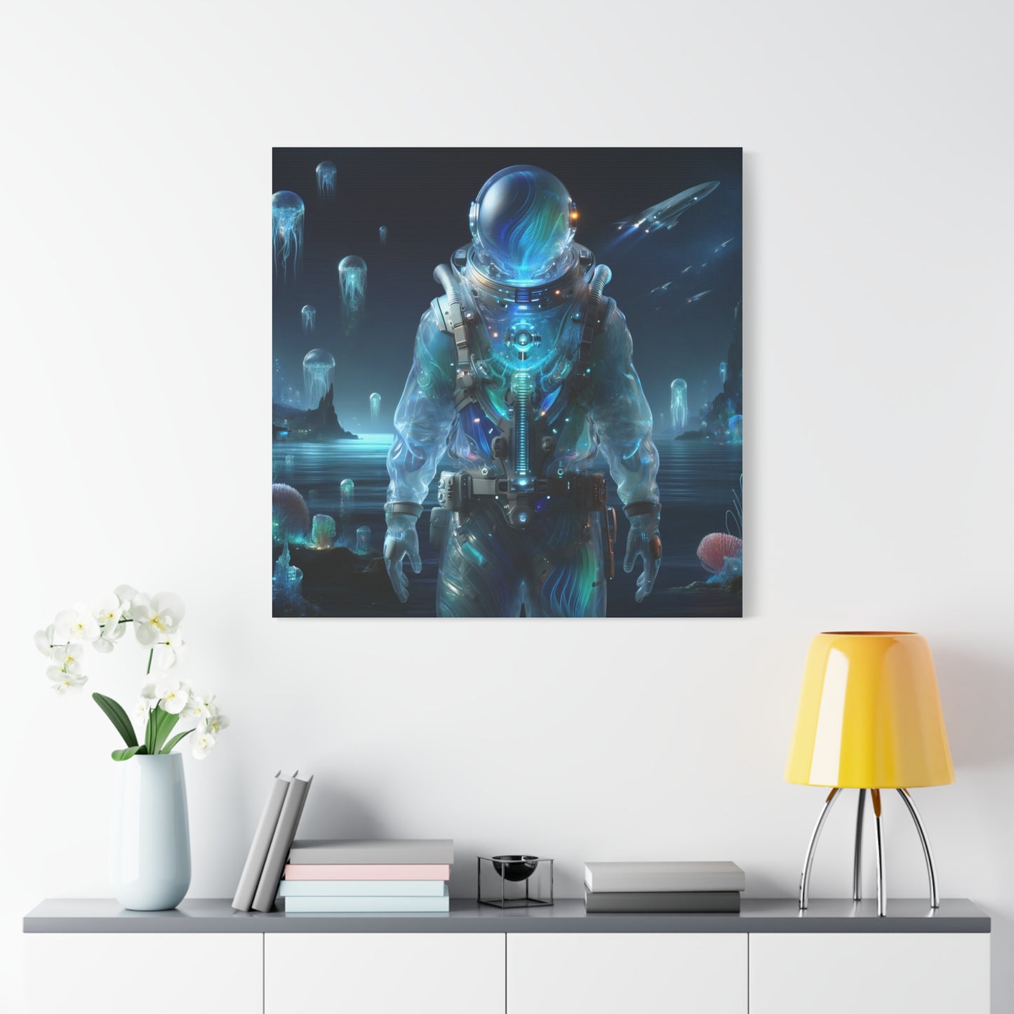 قماش | غير لامع | خيال علمي بحري | مستكشف الفضاء