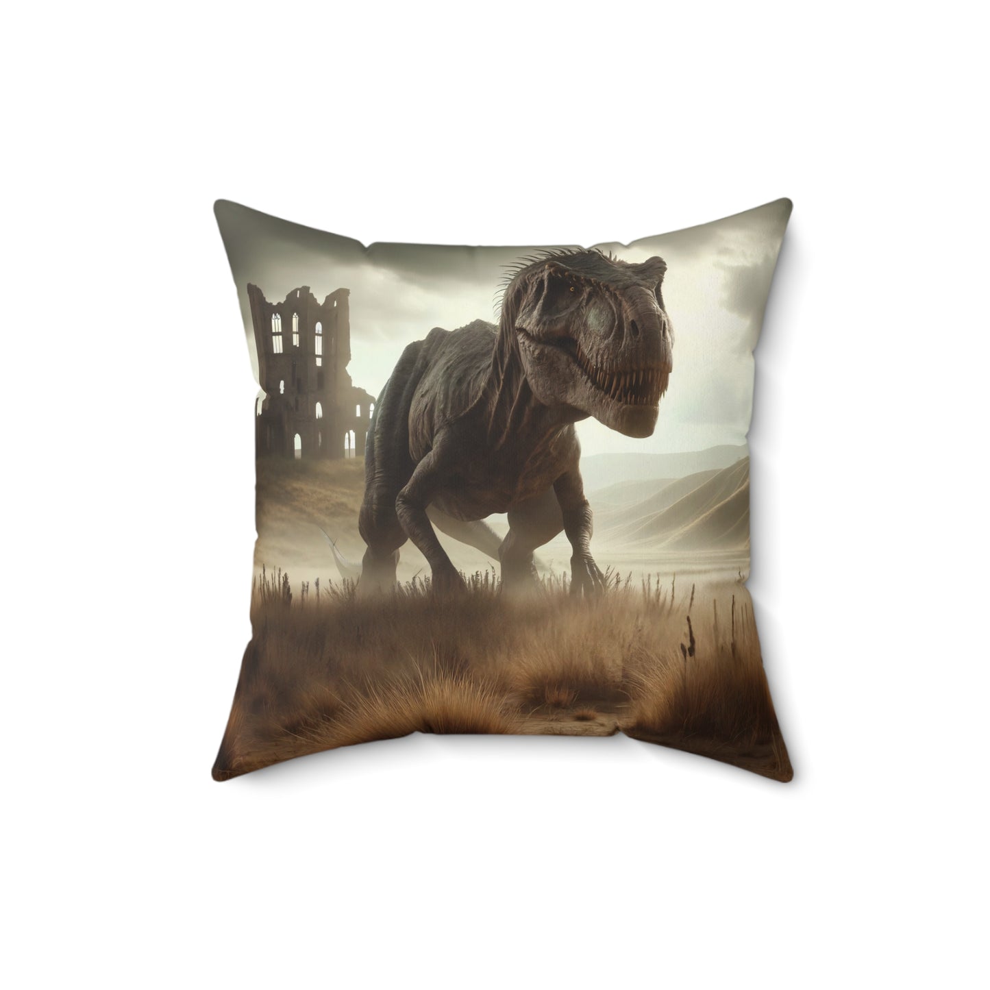 Cuscino | Poliestere | Quadrato | Paleofinzione | Dinosauri Preistorici | T-Rex