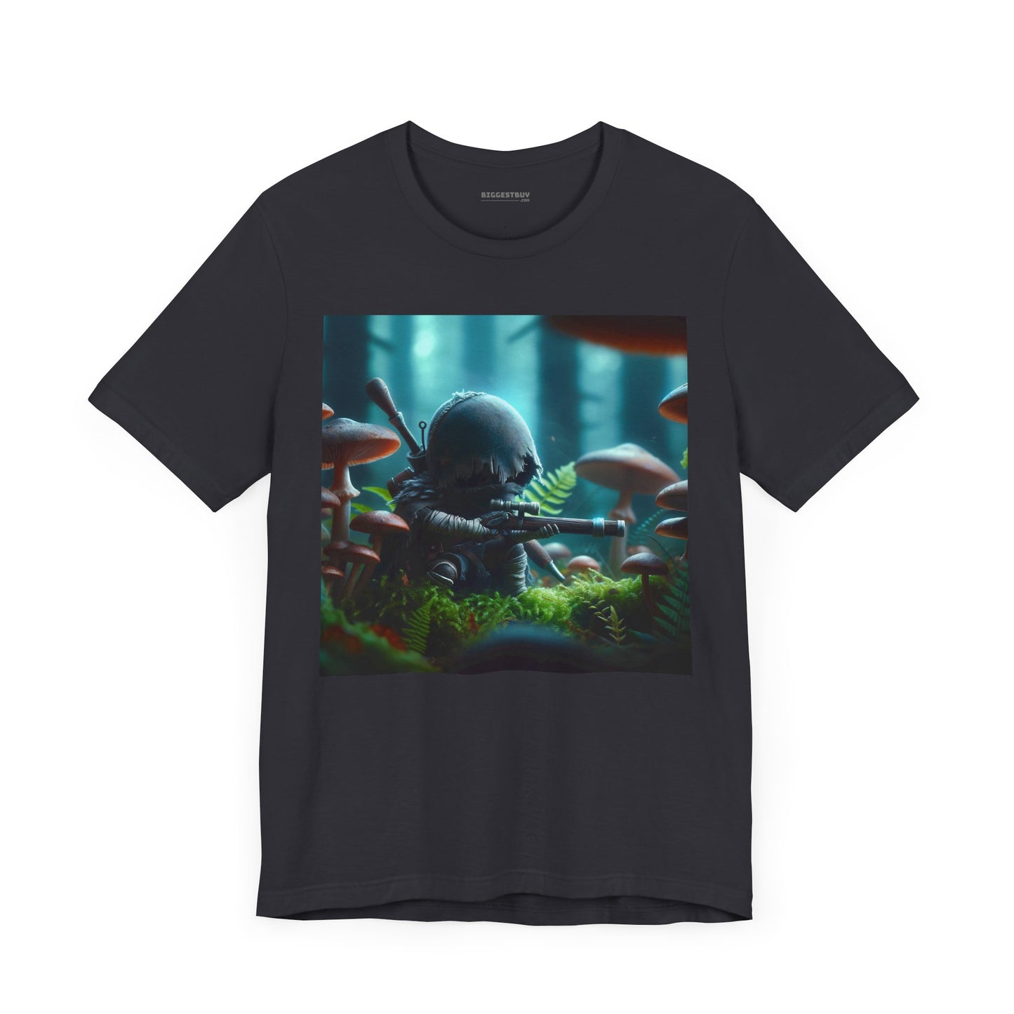 Tシャツ | ユニセックス | ジャージーTシャツ | 半袖 | バイオパンク | ミニチュア戦士 | 幻想的森