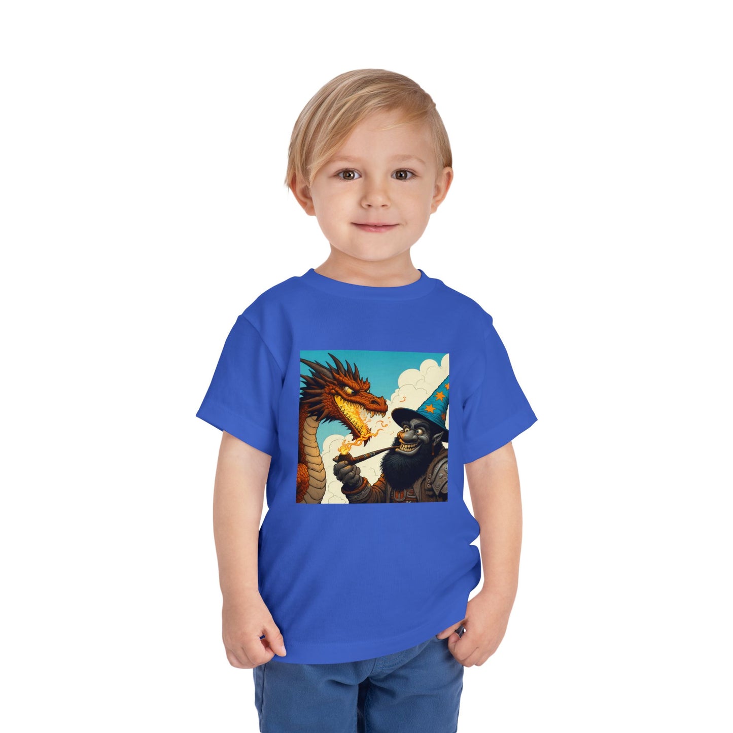T-Shirt | Toddler Tee | Short Sleeve | High Fantasy | Dragon Duel | Goblin