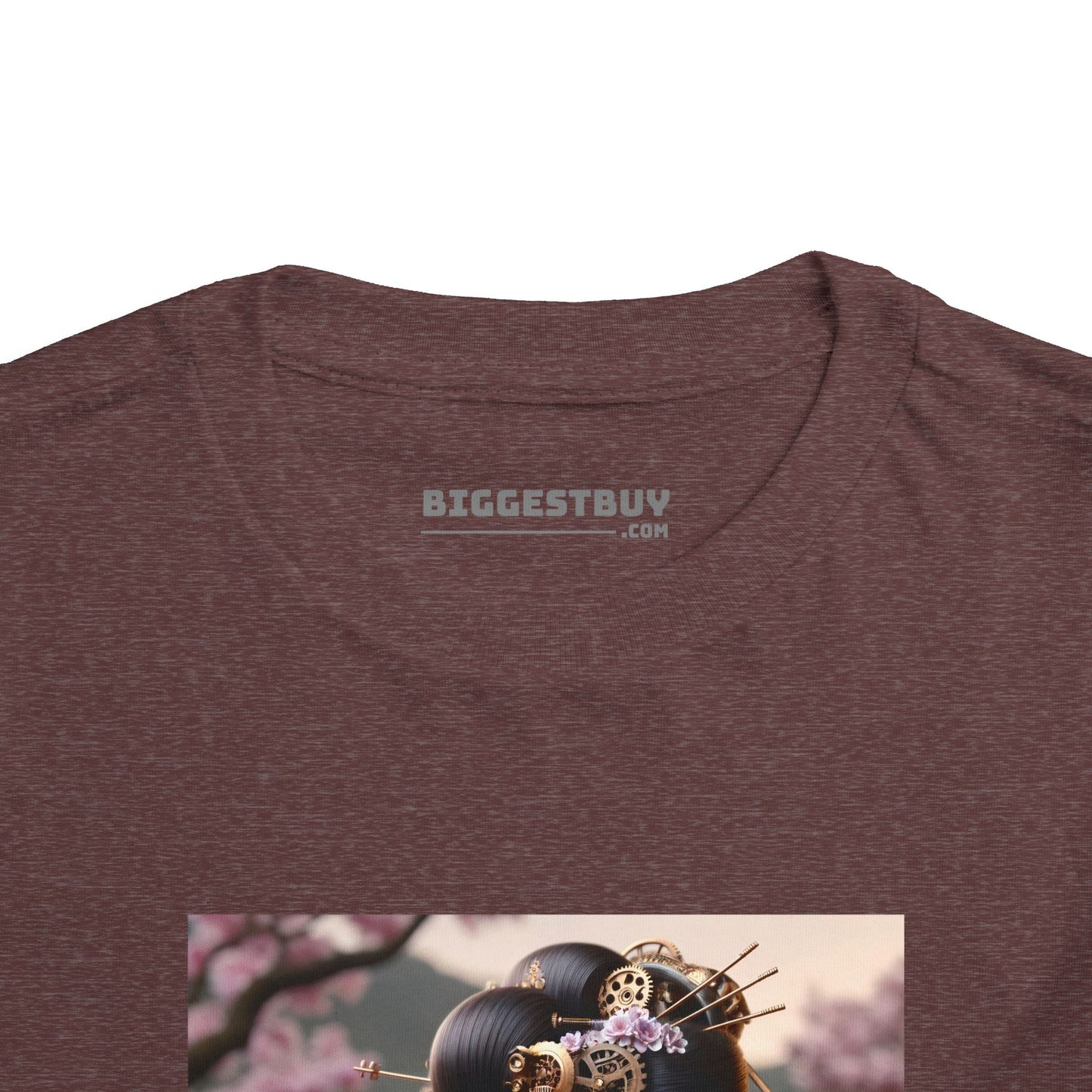 टी-शर्ट | टॉडलर टी | छोटी आस्तीन | स्टीमपंक गीशा | रोबोट गीशा