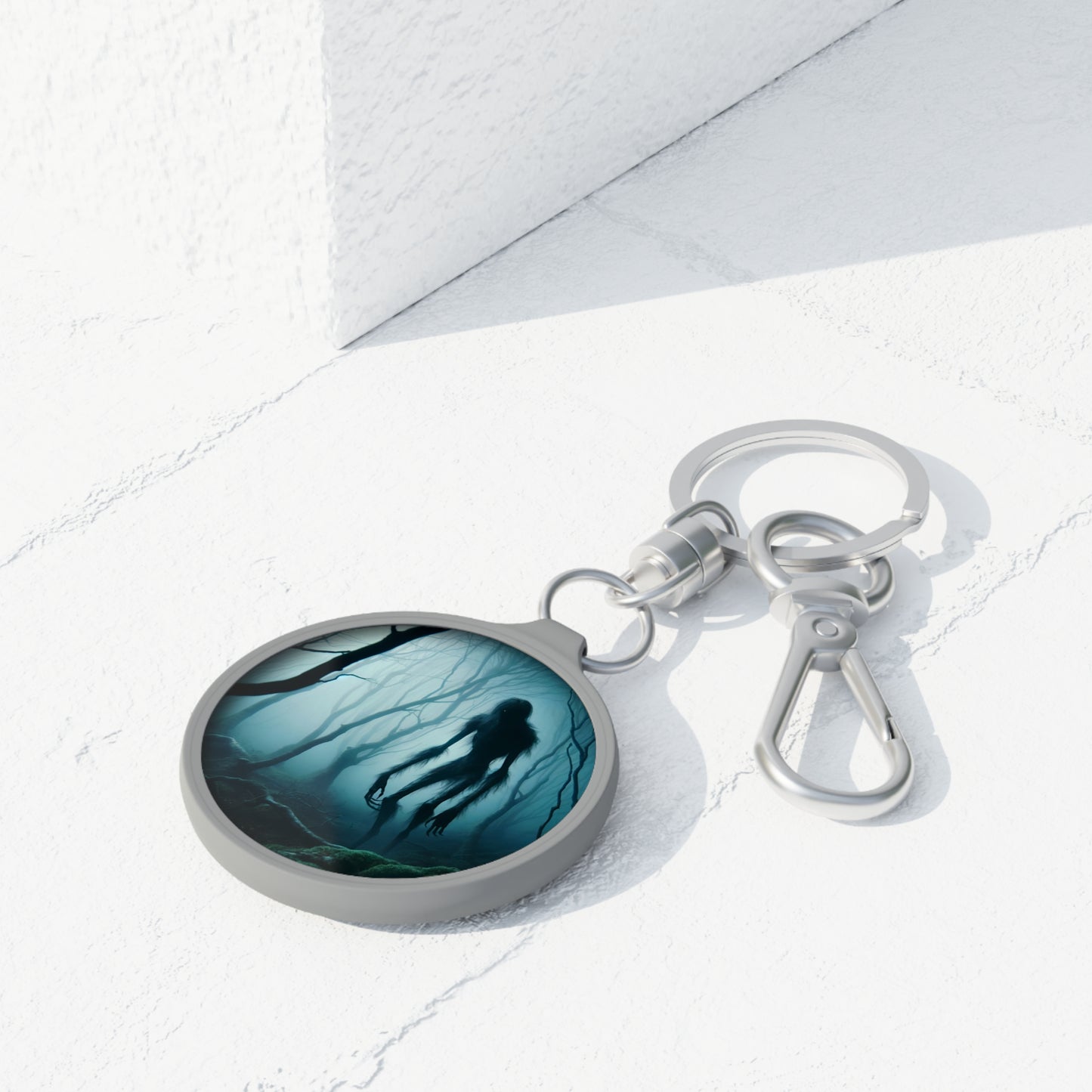 سلسلة مفاتيح | رعب الغابة | كائن الضباب | شبح