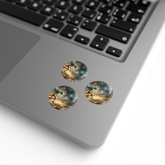 Roll Label Stiker | Bulat | Kosmik Lovecraftian | Entitas Kuno