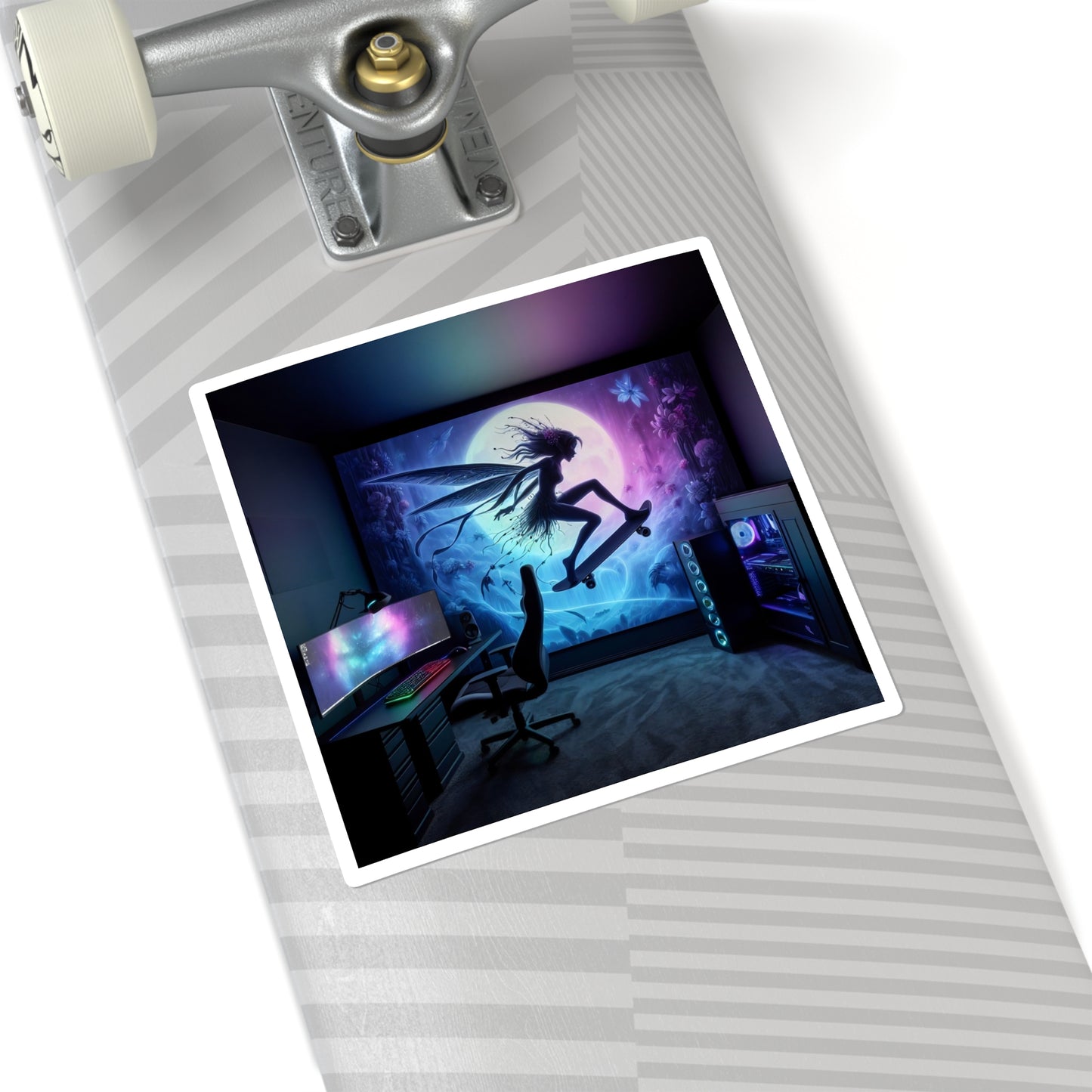 Naklejka | Kwadratowy | Mitologia Sylf | Duch Powietrza