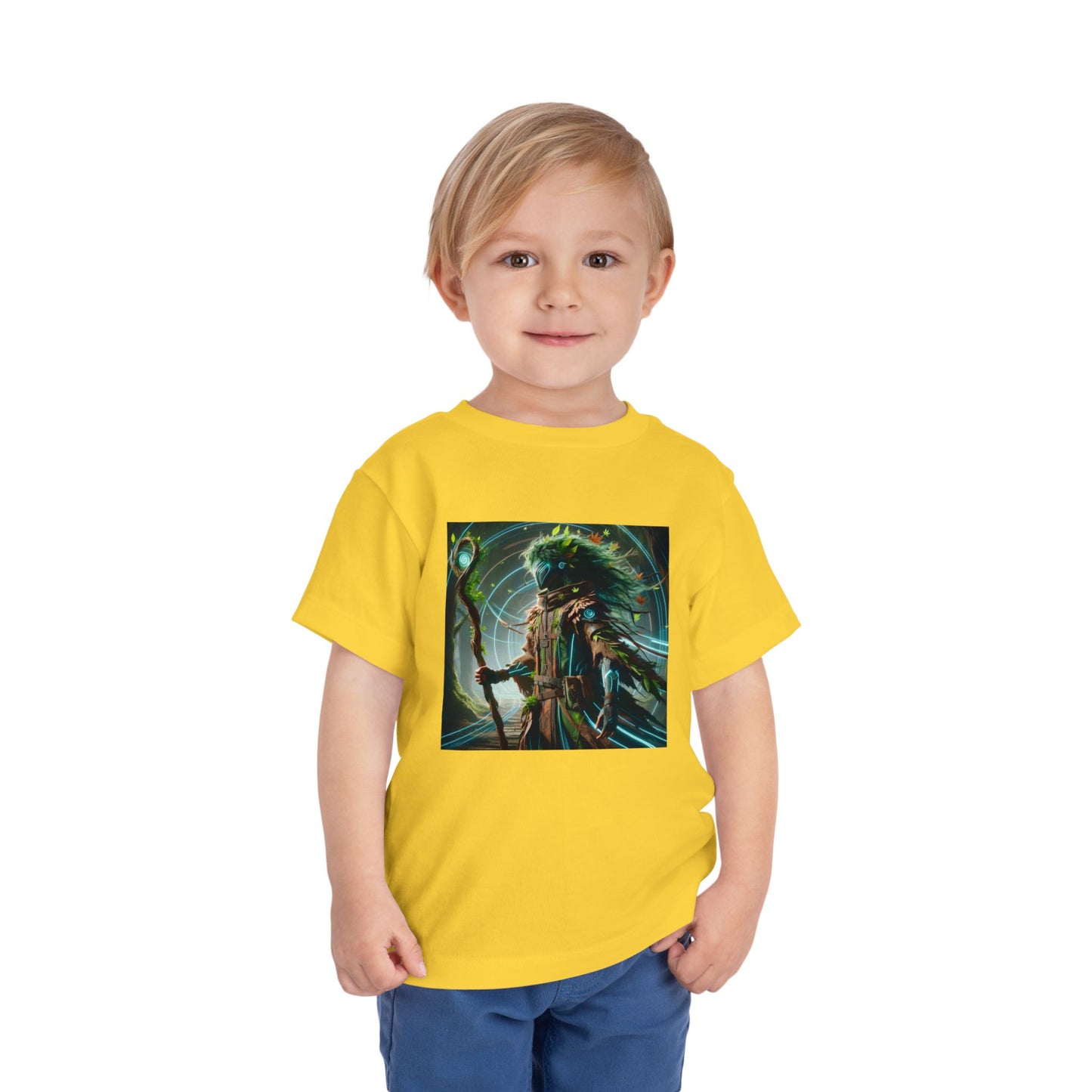 T-Shirt | Toddler Tee | Short Sleeve | Eco Fantasy | Forest Spirit Shaman