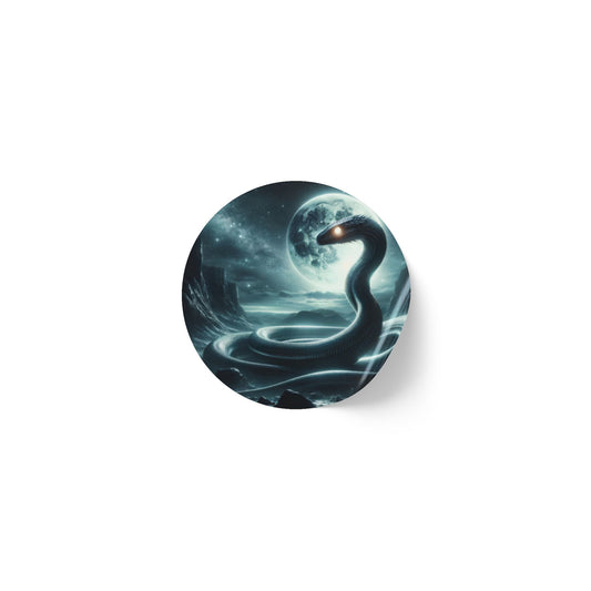 Stickerlabelrol | Rond | Noorse Mythologie | Jörmungandr | Zeeslang
