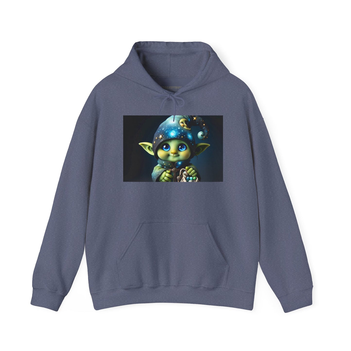 Hettegenser | Unisex | Hettegenser | Kraftig blanding | Fantasi | Skogsalv | Trollmann
