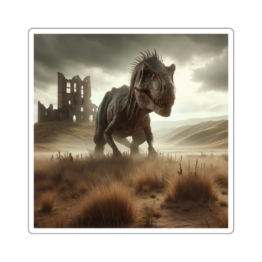 Adesivo | Quadrado | Ficção Dinossáurica | T-Rex Ancestral