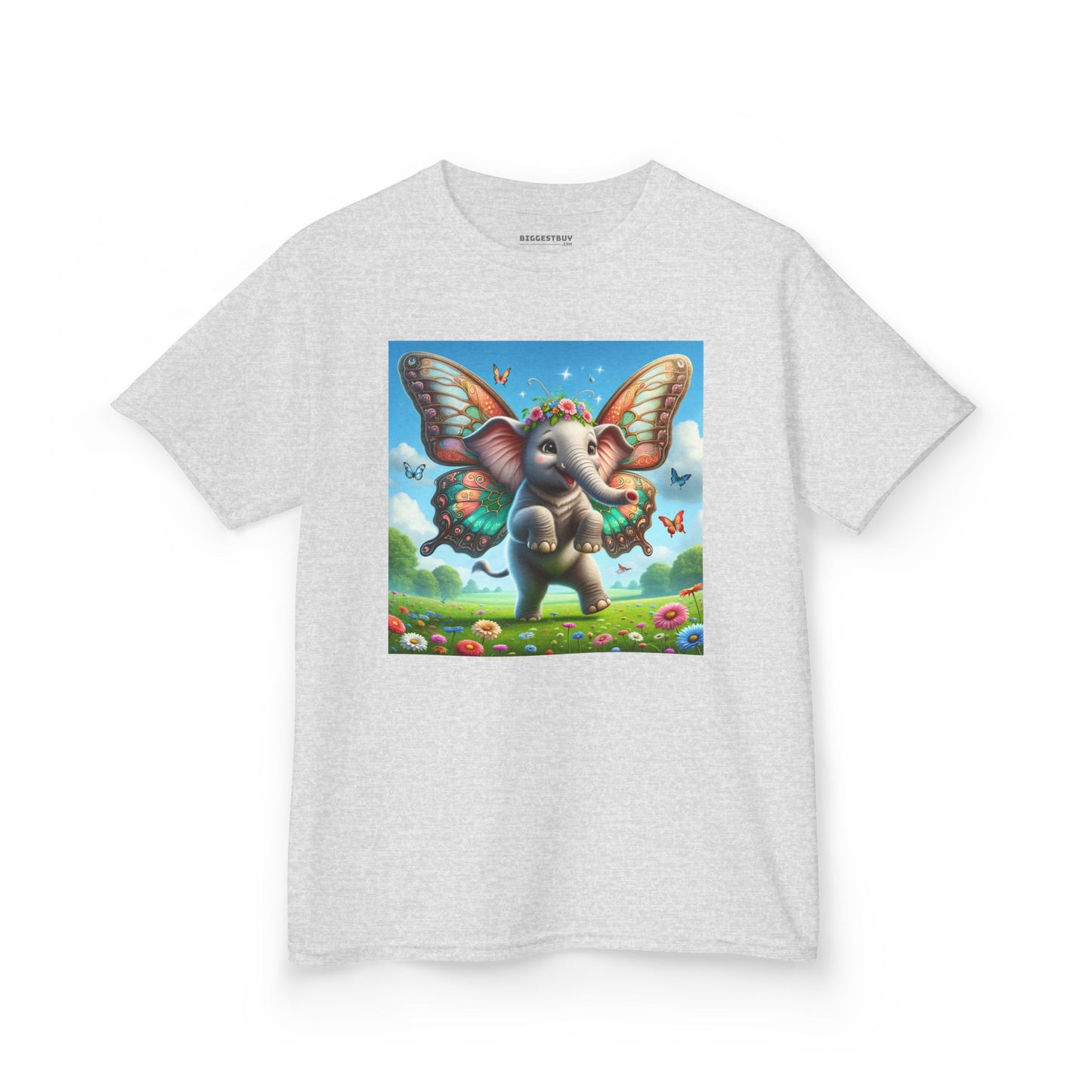 T-Shirt | Koszulka dziecięca | Ciężka bawełna | Baśniowa fauna | Airavata | Słonik