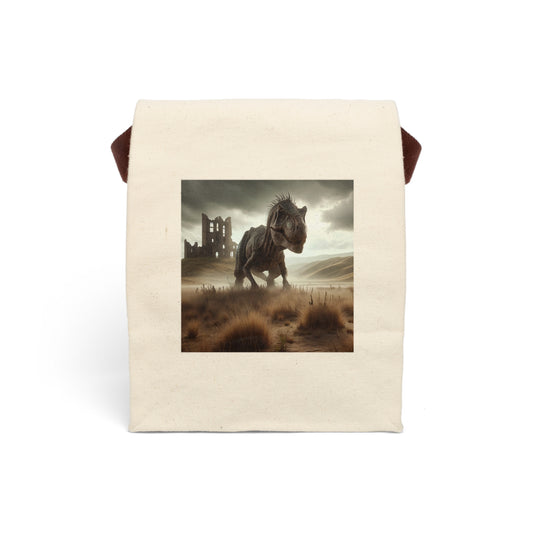 Torba na lunch | Płótno | Z paskiem | Alternatywna prehistoria | T-Rex