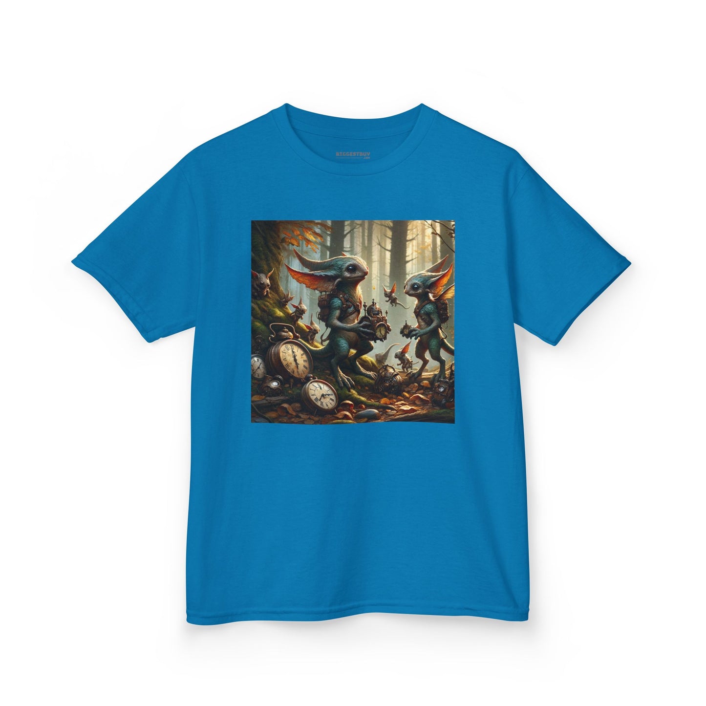 T-Shirt | Koszulka dziecięca | Ciężka bawełna | Steampunk Fantasy | Leśne Pooka