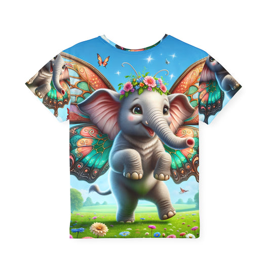 Jersey Olahraga | Anak-anak | Fantasi Mitologi | Gajah Kupu-kupu