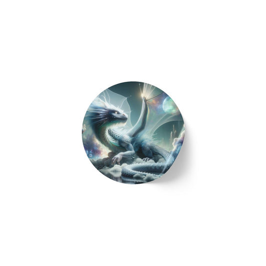 Klistremerkerull | Rund | Kosmisk Fantasi | Isdrage | Mystikk