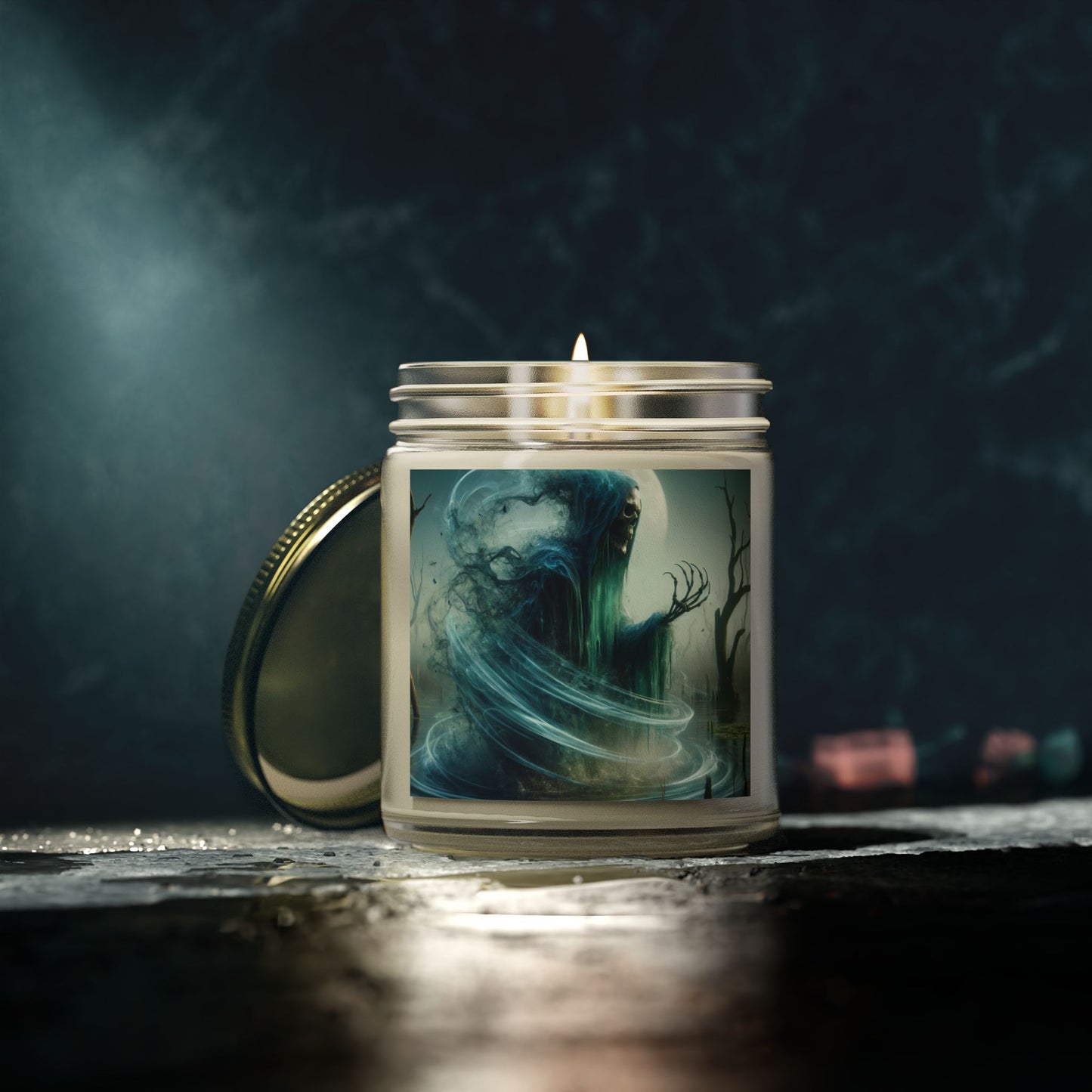 सुगंधित मोमबत्ती | डार्क फैंटेसी | भूतिया प्राणी | दलदल