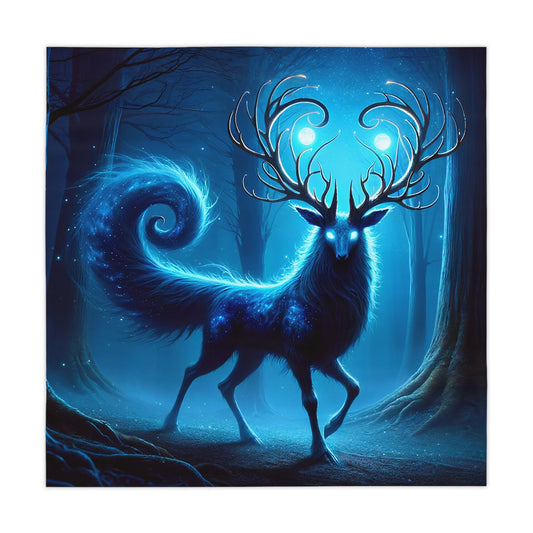 میز پوش | جادوئی روح ہرن | نیلا وحشی