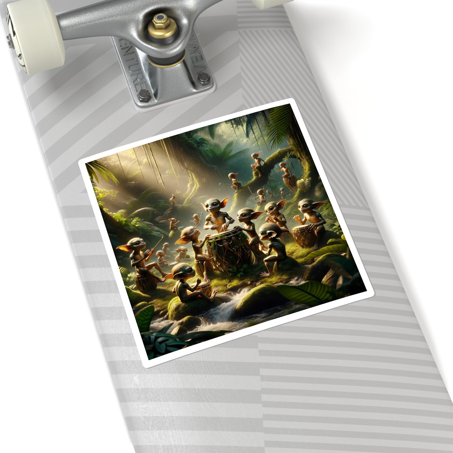 سٹیکر | مربع | جنگلی فوک لور | دیہی اساطیر | ڈرم سرکل