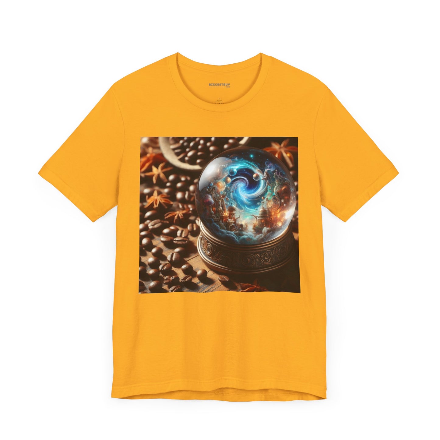 T-shirt | Unisex | Maglietta in jersey | Manica corta | Cosmologia Nordica | Globo Magico
