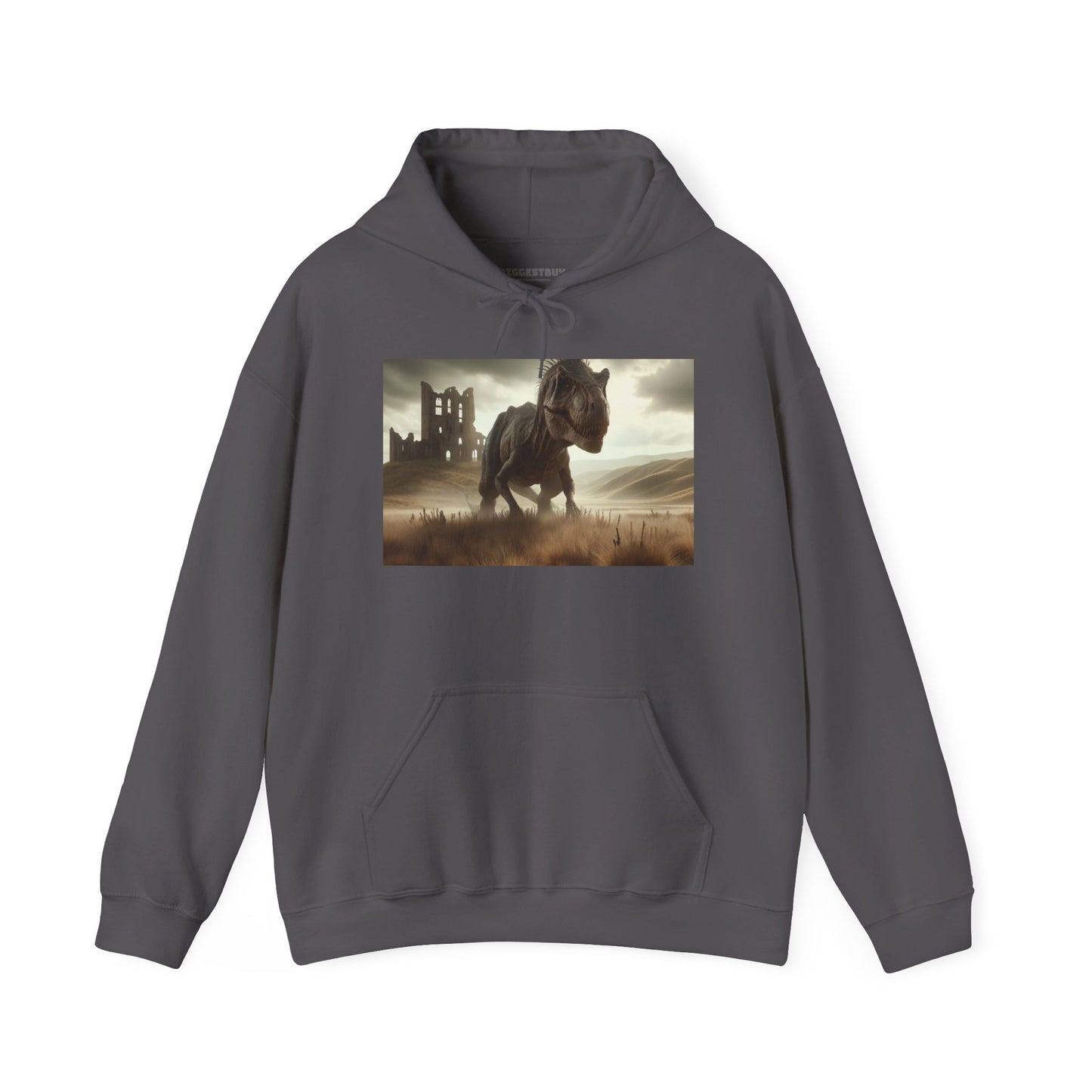 Felpa con cappuccio | Unisex | Felpa con cappuccio | Misto pesante | Paleofinzione | Dinosauri Preistorici | T-Rex