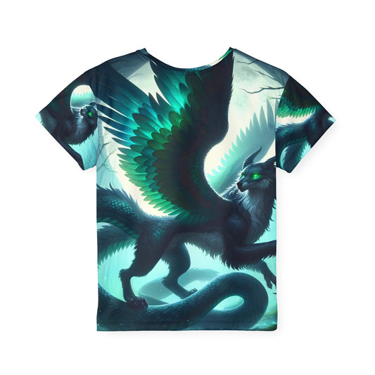 Jersey Olahraga | Anak-anak | Fantasi Naga Bersayap | Makhluk Mistis