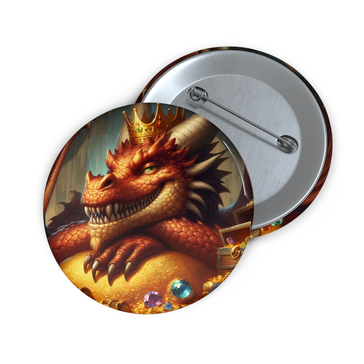 Przypinka | Przypinka agrafka | Z zapięciem na szpilkę | Nordycka Mitologia | Fafnir | Smok