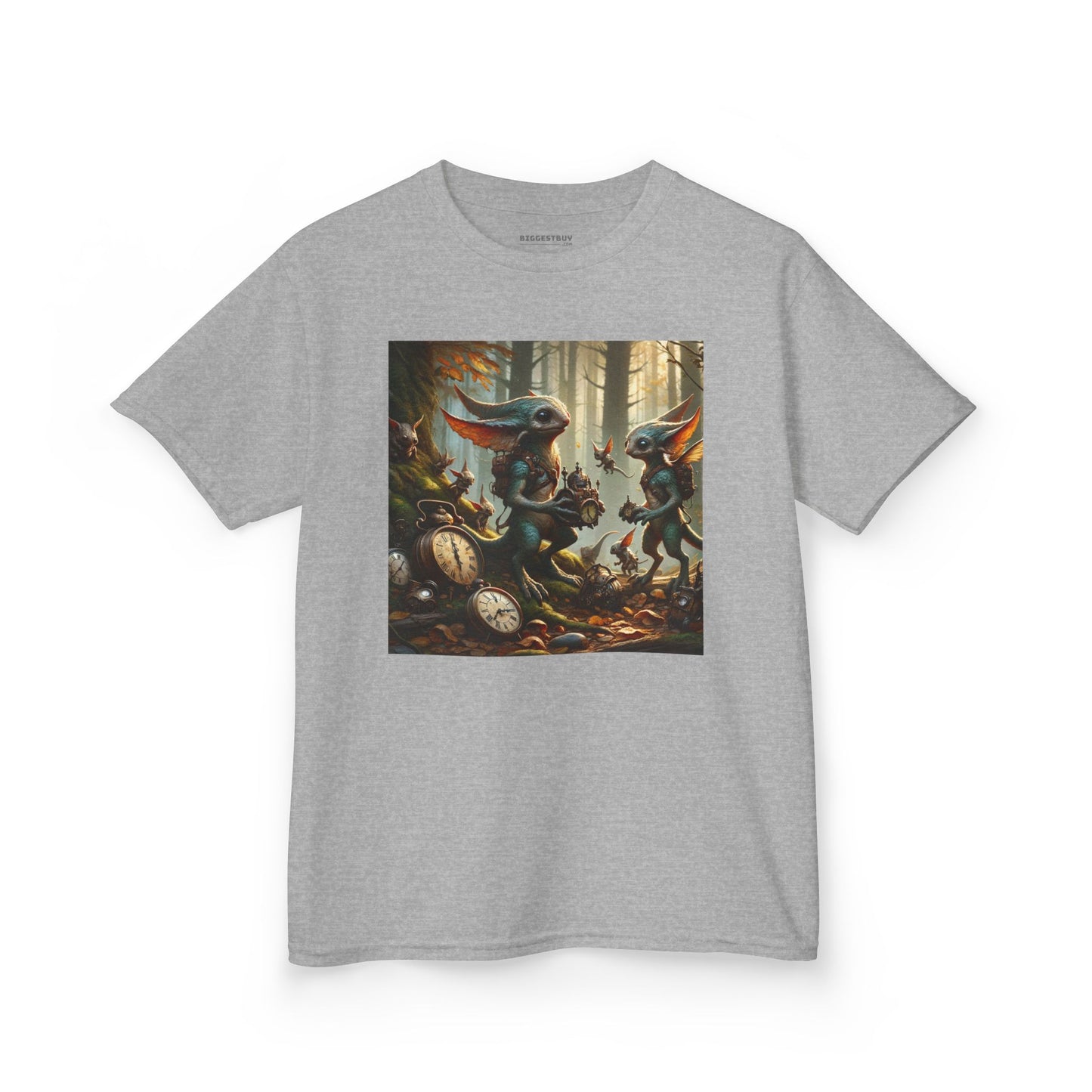 T-Shirt | Koszulka dziecięca | Ciężka bawełna | Steampunk Fantasy | Leśne Pooka