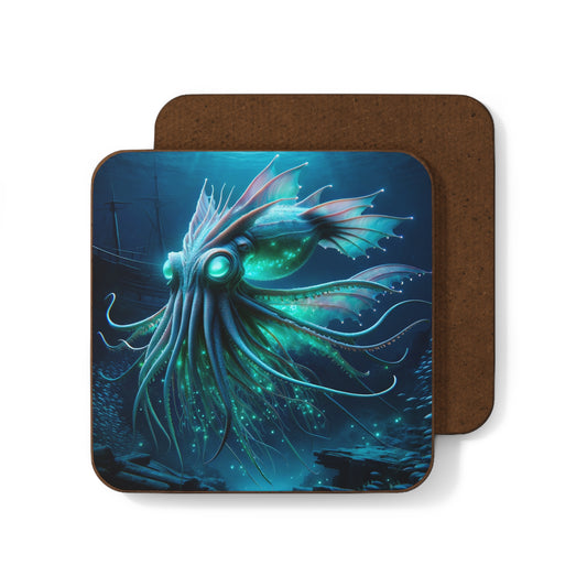 Tatakan Gelas | Fiberboard Padat | Horror Kosmik | Leviathan Laut Dalam