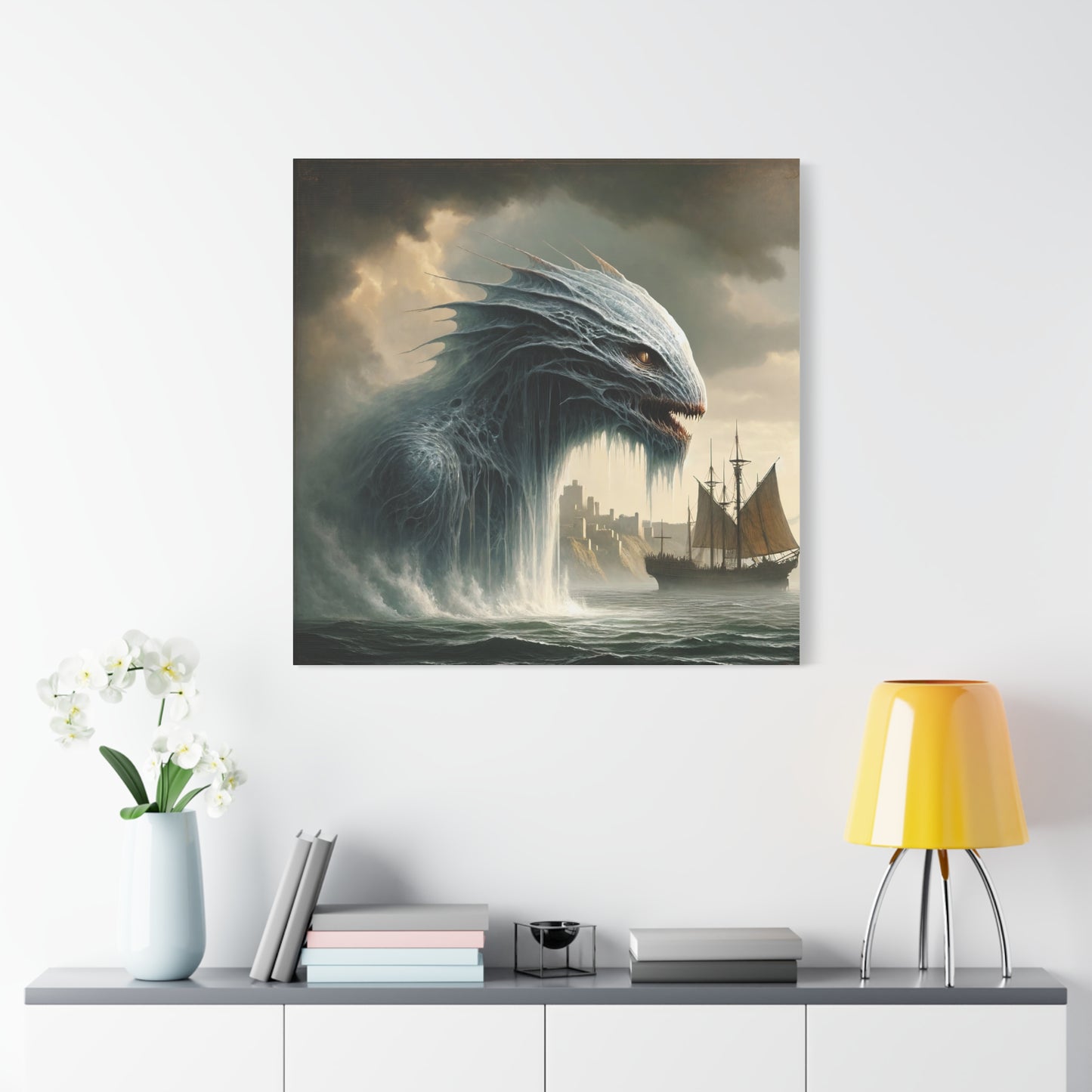 Tela | Opaca | Mitologia Nordica | Jörmungandr | Serpente Marino