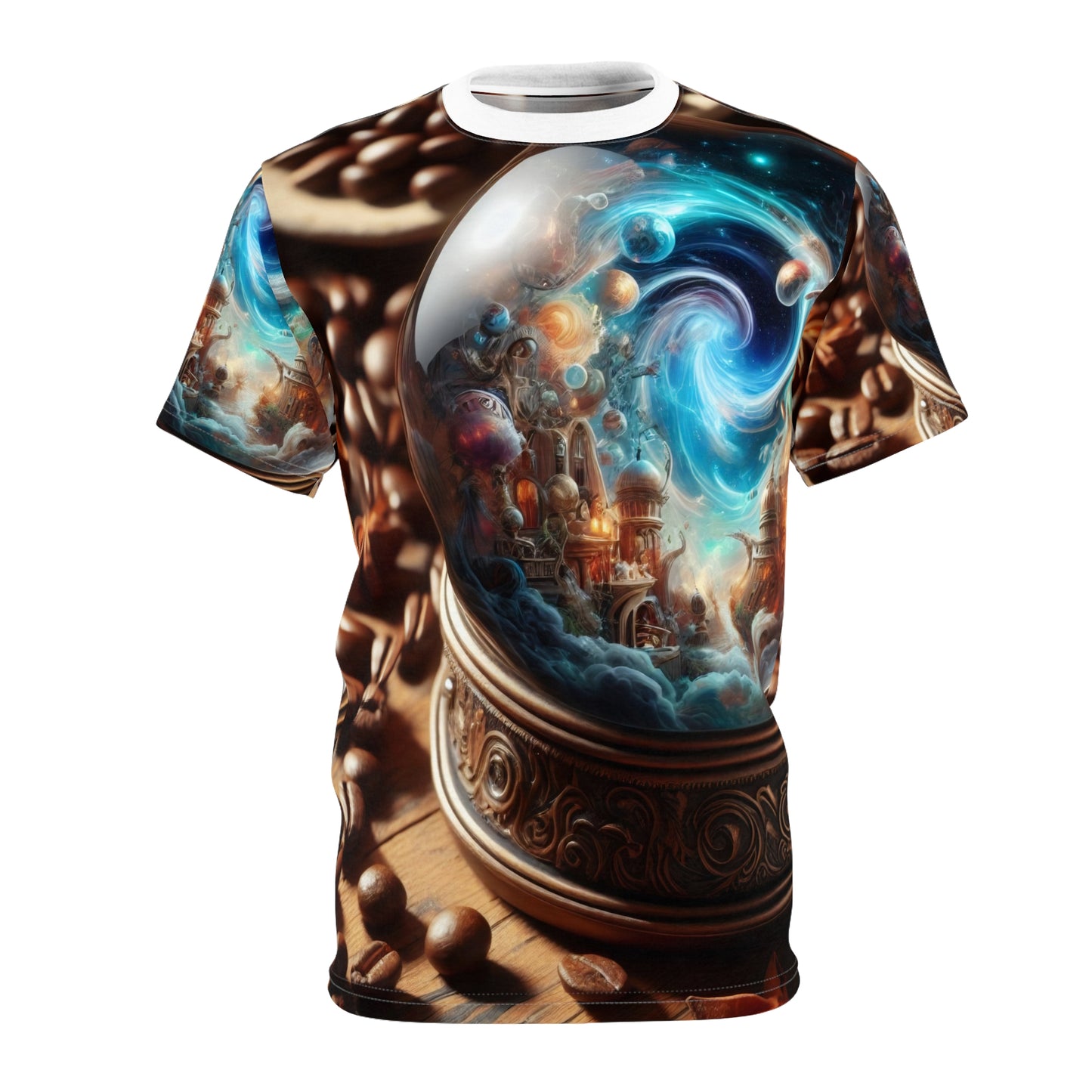 T-shirt | Stampa all-over | T-shirt unisex | Cosmologia Nordica | Globo Magico
