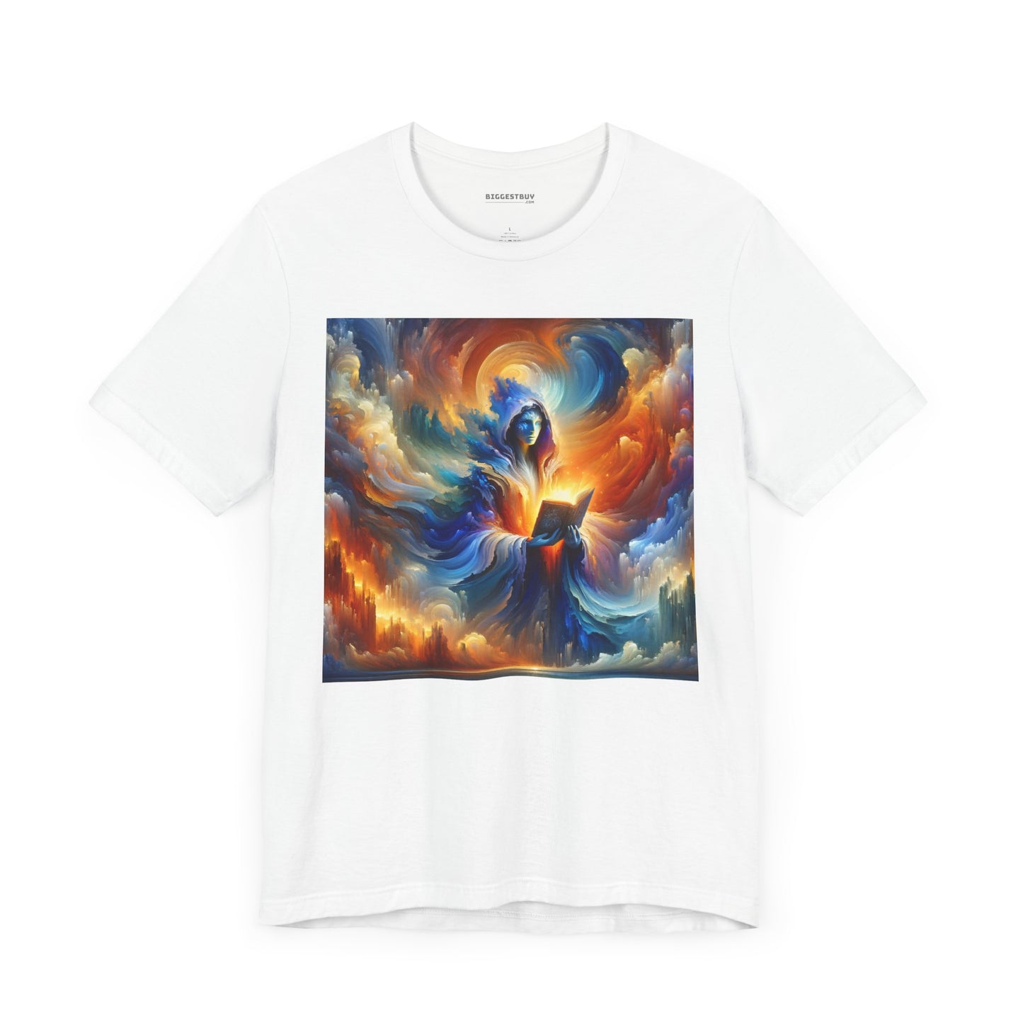 Tシャツ | ユニセックス | ジャージーTシャツ | 半袖 | 魔術幻想 | 宇宙エネルギー | 魔道士