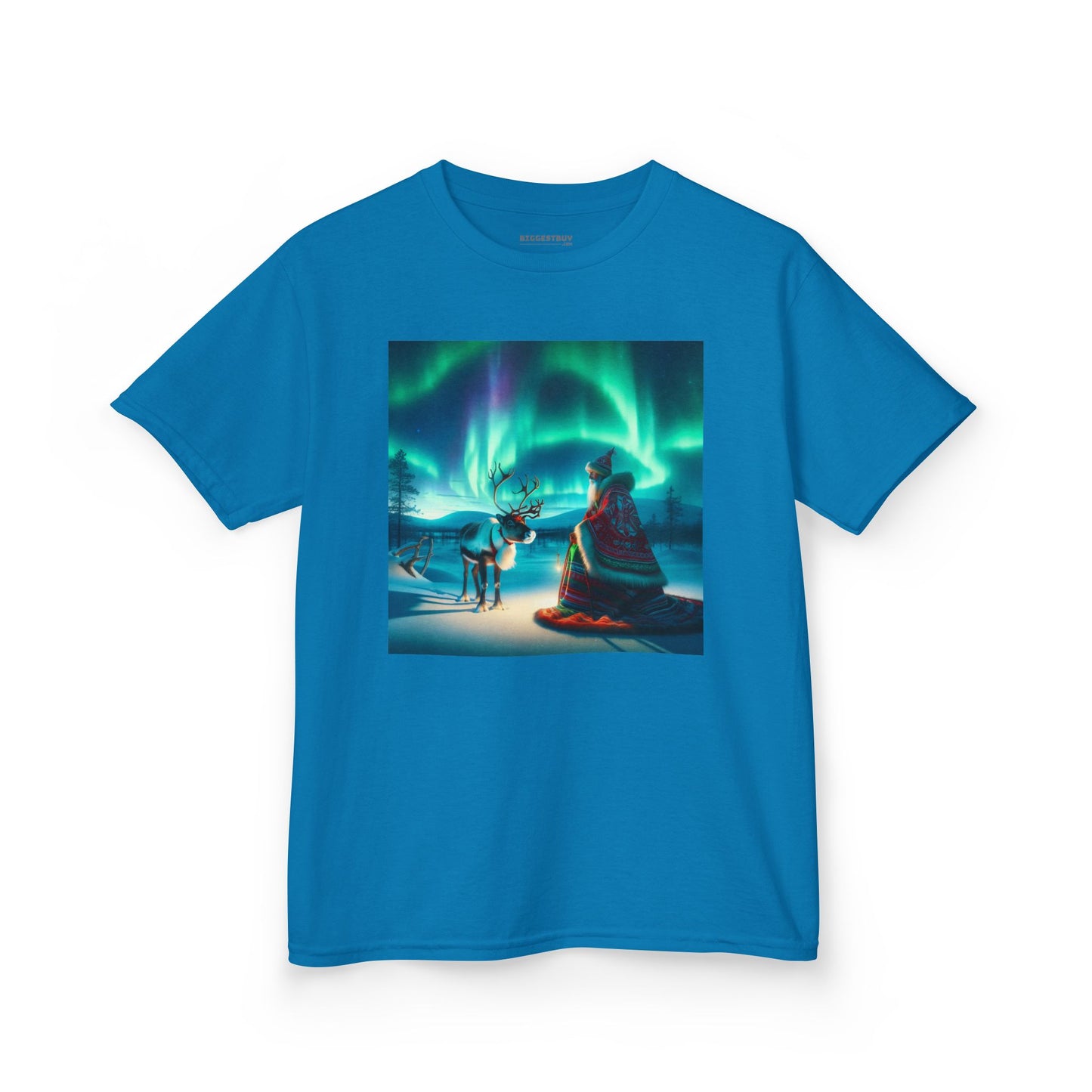 Camiseta | Camiseta Infantil | Algodão Pesado | Misticismo Nórdico | Xamã Sami